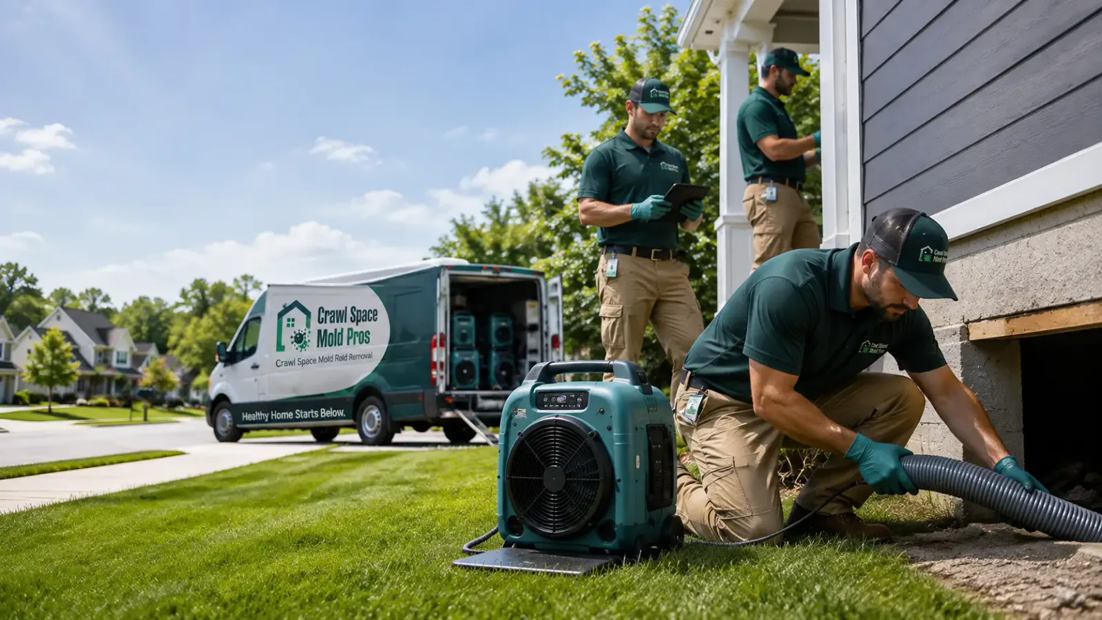 Crawl Space Mold Removal in Greenfield, OK
